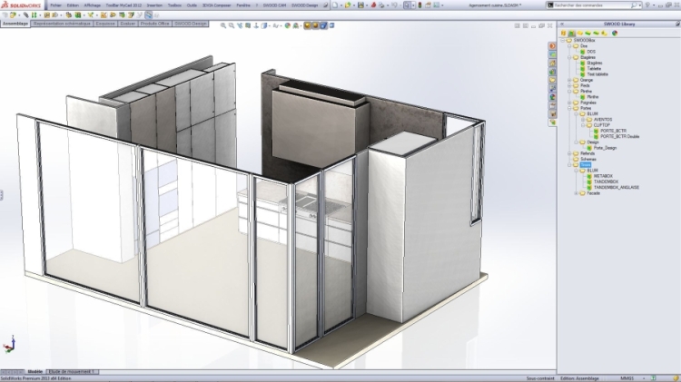 SWWOD Design se jako plnohodnotný modul objevil v SOLIDWORKSU poprvé v roce 2010. Obrázek: SOLIDWORKS