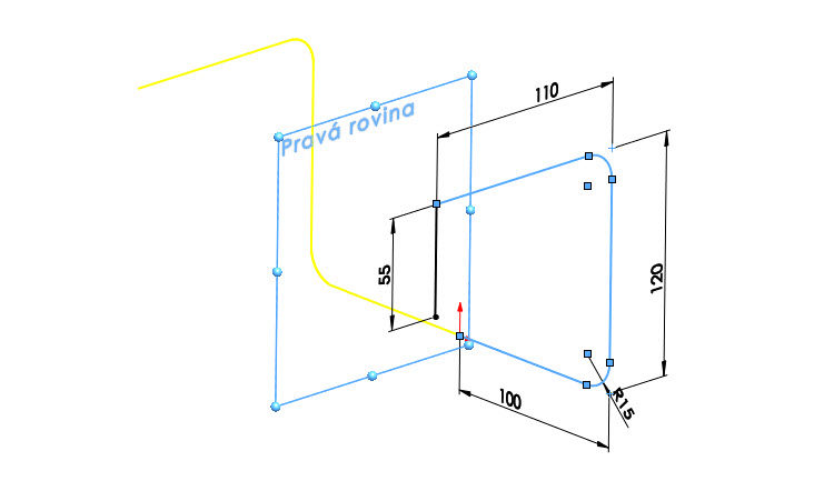 7-SolidWorks-2018-zrcadleni-3D-skici-3D-sketching