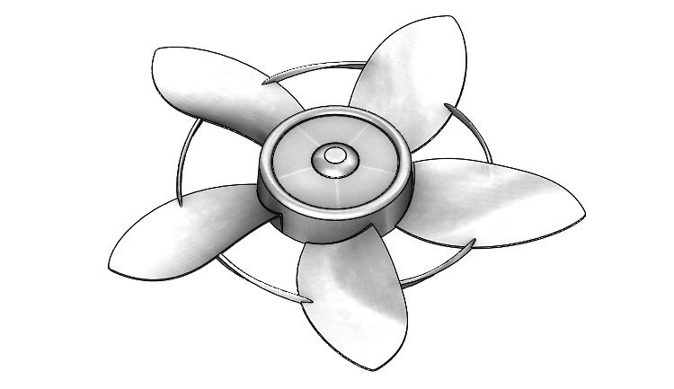66-SolidWorks-postup-navod-modelani-vetrak-plechove-dily-lopatkove-kolo
