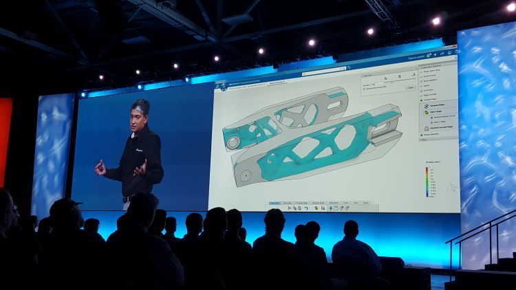 Platforma 3D Experience obsahuje výkonné nástroje pro topologickou optimalizaci, která se s oblibou aplikuje pro výrobu návrhů aditivními technologiemi. Foto: Marek Pagáč