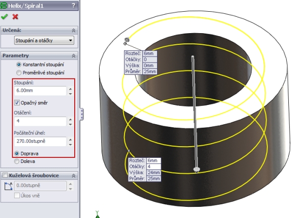 10-SolidWorks-nut-matice-návod-tutorial-postup