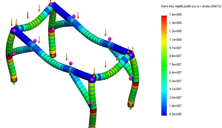 69-SolidWorks-welding-simulation-stress-analýza