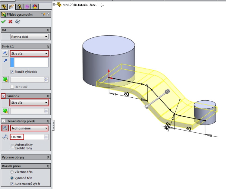 12-Model-Mania-SolidWorks-2009-postup-tutorial-navod