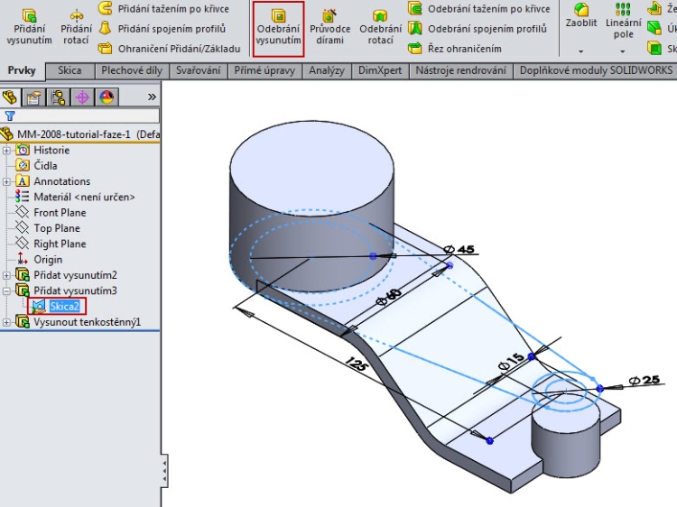 13-Model-Mania-SolidWorks-2009-postup-tutorial-navod
