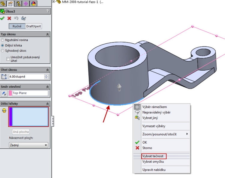 35-Model-Mania-SolidWorks-2009-postup-tutorial-navod
