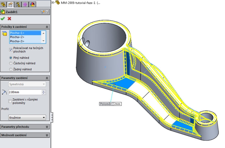 38-Model-Mania-SolidWorks-2009-postup-tutorial-navod