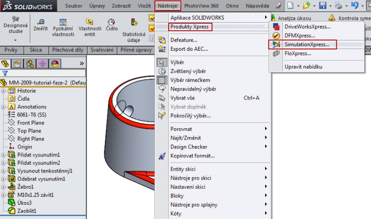 42-Model-Mania-SolidWorks-2009-postup-tutorial-navod