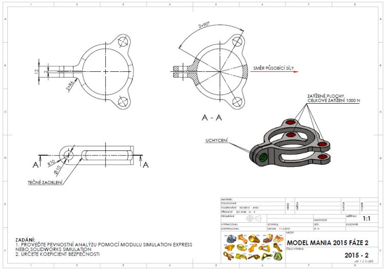 Soutěžní zadání druhé fáze. Výkres: Marek Pagáč