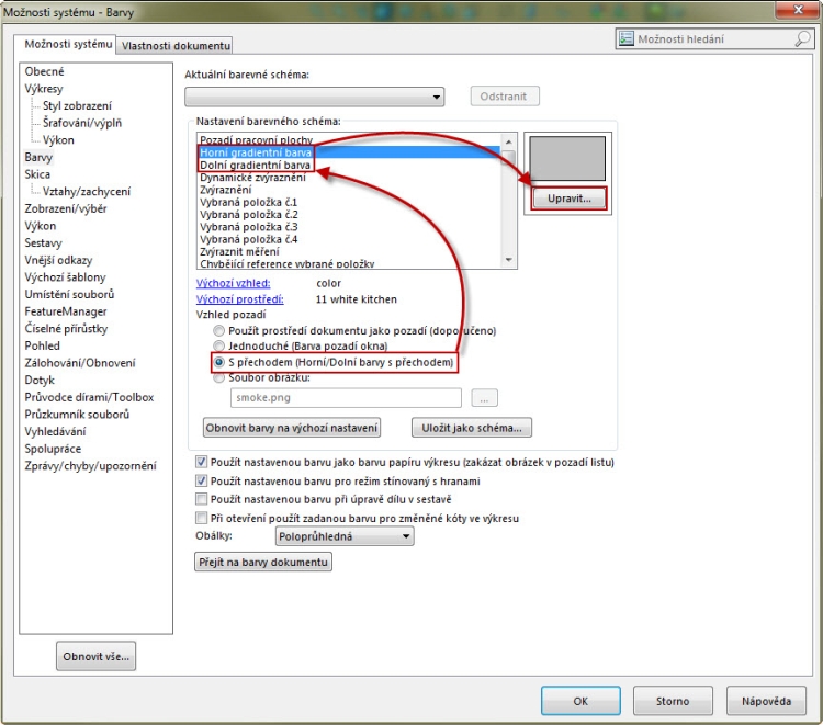 5-zmena-vzhledu-SolidWorks-jak-zmenit-vzhled-barvy