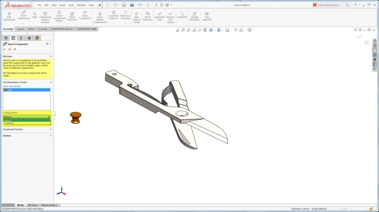1-Config-Selection-Insert-Component1-SolidWorks-2016-volba-konfigurace-pri-vkladani-soucasti-do-sestavy