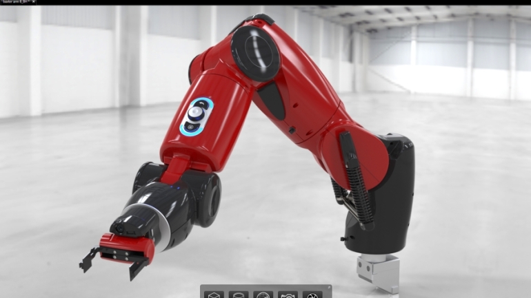 Renderer SOLIDWORKS Vizualize je integrovaný přímo do prostředí SOLIDWORKSu