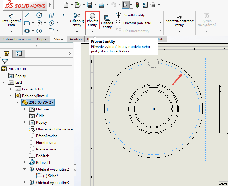 23-MujSolidWorks-retezove-kolo-postup-navod-tvorba-vykresu-SolidWorks