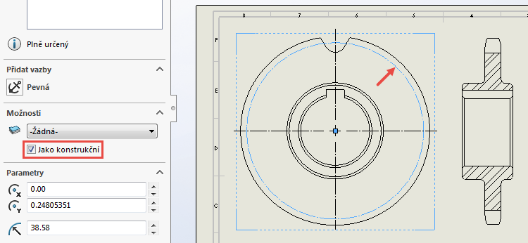 25-MujSolidWorks-retezove-kolo-postup-navod-tvorba-vykresu-SolidWorks