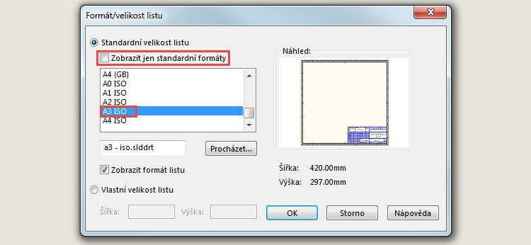 3-MujSolidWorks-retezove-kolo-postup-navod-tvorba-vykresu-SolidWorks