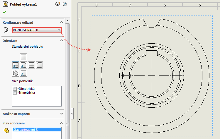 9-MujSolidWorks-retezove-kolo-postup-navod-tvorba-vykresu-SolidWorks