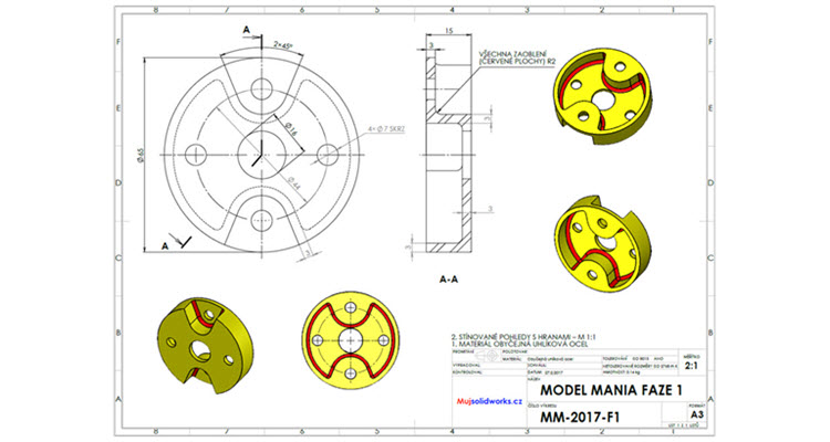 2-solidworks-model-mania-Los-Angeles-2017-zadani-reseni-solution-task-drawings-vykres-1