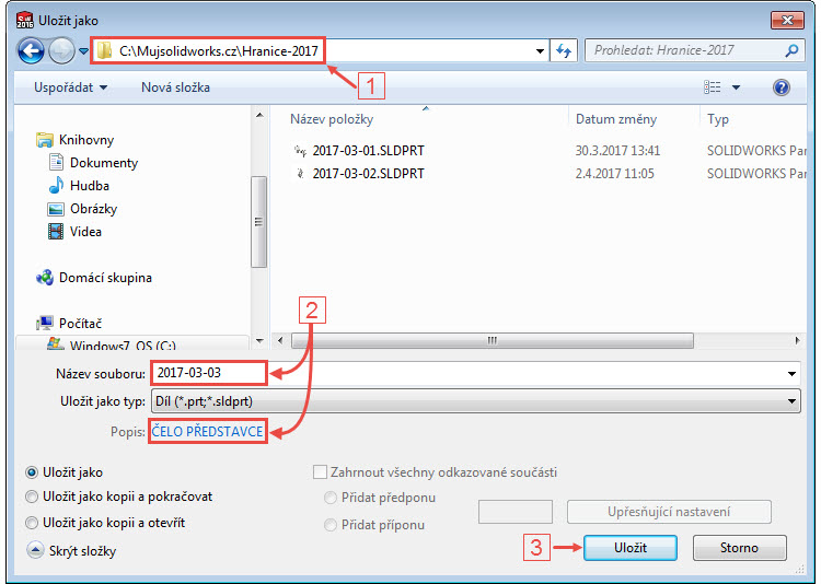 3-SolidWorks-Hranice-2017-soutez-zadani-postup-reseni-tutorial-model3-celo-predstavce