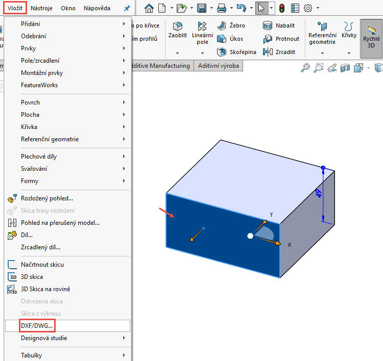 40-SolidWorks-import-DXF-AutoCAD-postup-navod