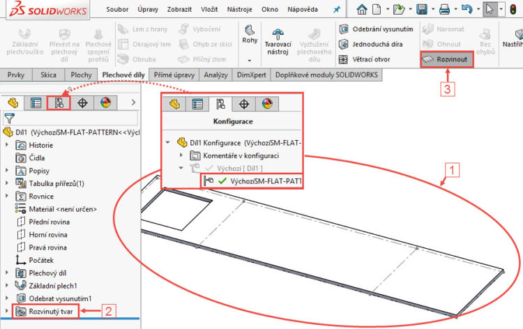 10-SolidWorks-plechove-dily-sheet-metal-konfigurace-vykres