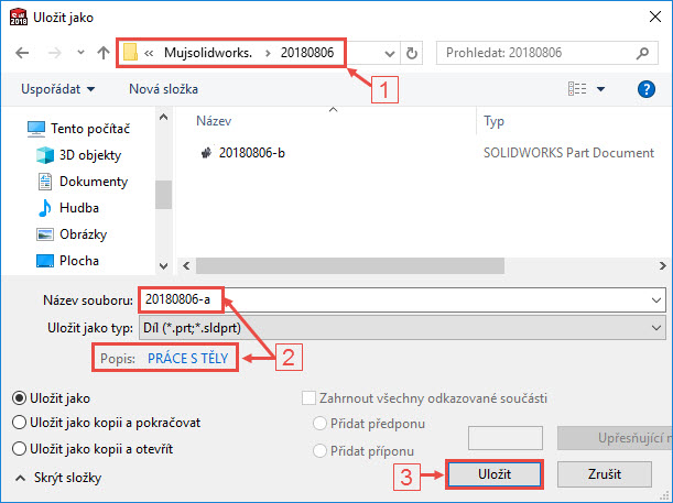2-SolidWorks-prace-s-tely-postup-navod-tutorial