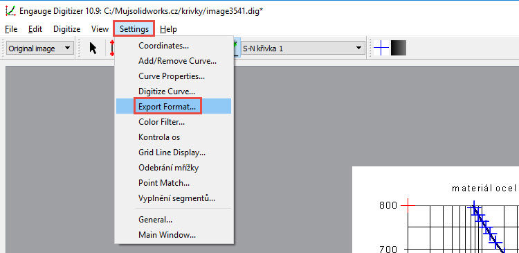 20-SOLIDWORKS-export-krivky-souradnice-jak-ziskat-obrazek-convert-JPEG-to-Excel