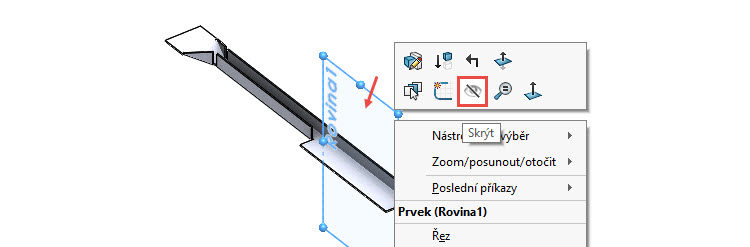 73-SolidWorks-postup-navod-modelani-vetrak-plechove-dily-vyztuha-skrine