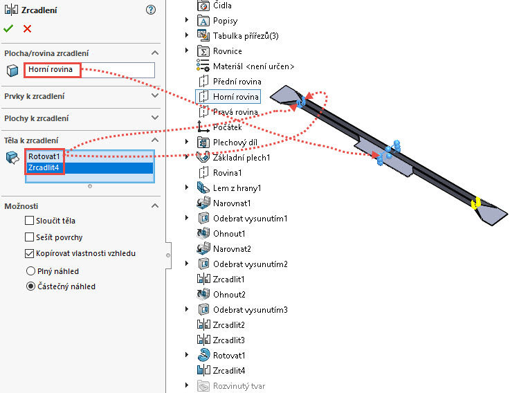 92-SolidWorks-postup-navod-modelani-vetrak-plechove-dily-vyztuha-skrine