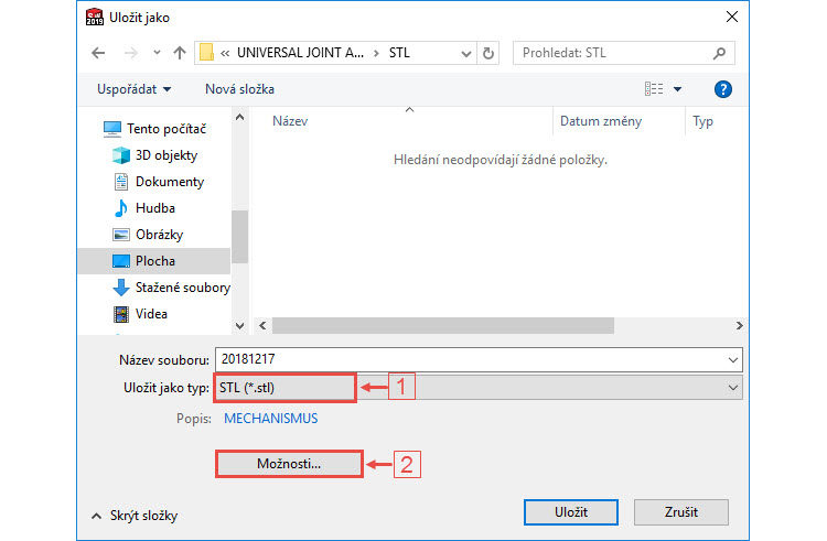 2-SOLIDWORKS-3D-print-STL-import-export-nastaveni-sestava