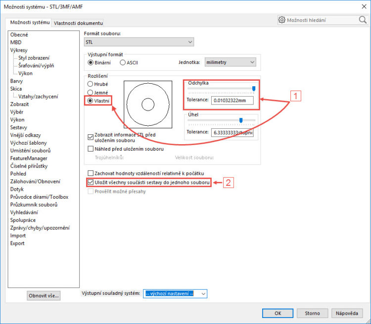 3-SOLIDWORKS-3D-print-STL-import-export-nastaveni-sestava