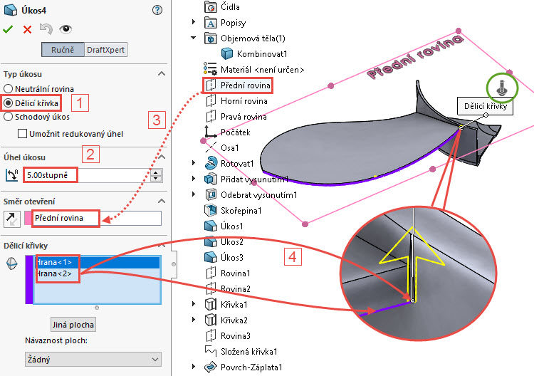 117-SolidWorks-postup-navod-modelani-vetrak-plechove-dily-lopatkove-kolo