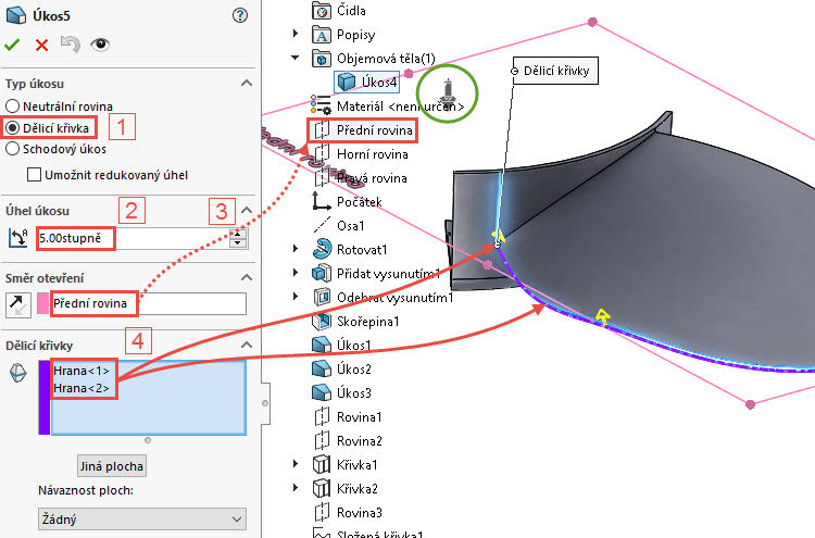 118-SolidWorks-postup-navod-modelani-vetrak-plechove-dily-lopatkove-kolo