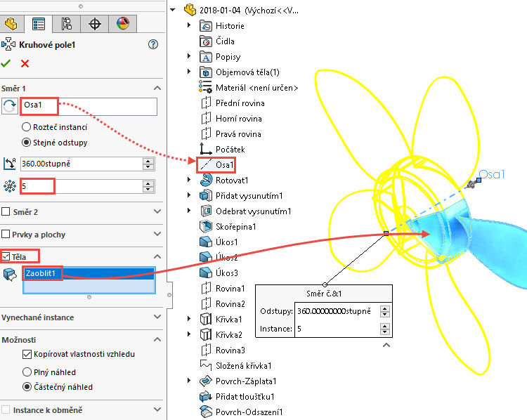 123-SolidWorks-postup-navod-modelani-vetrak-plechove-dily-lopatkove-kolo