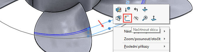 150-SolidWorks-postup-navod-modelani-vetrak-plechove-dily-lopatkove-kolo