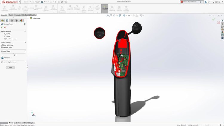 2-SOLIDWORKS-2020-vylepseni-Parallel-to-Screen-Section View-2