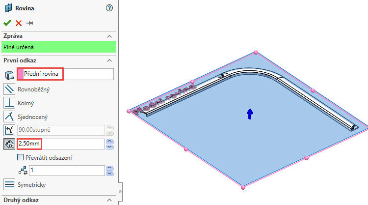 61-Mujsolidworks-dratena-sit-predni-vetrak-postup-navod-tutorial