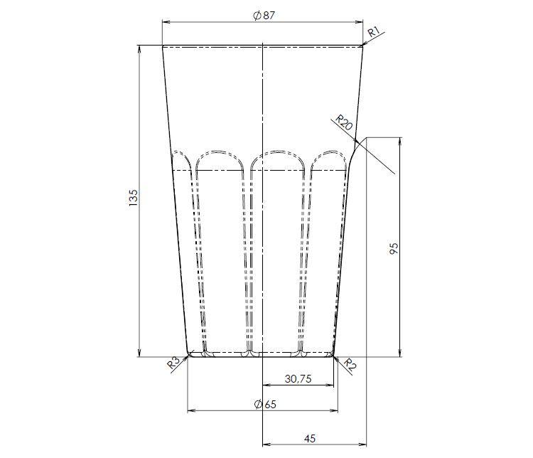 50-SOLIDWORKS-mold-forma-formovani-postup-modelovani-sklenice