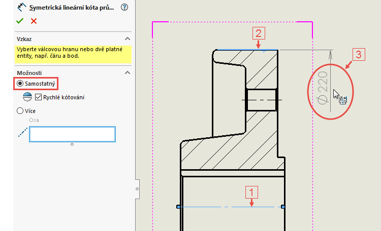 3-SolidWorks-2022-novinky-whats-new-vykresy-symetricke-koty