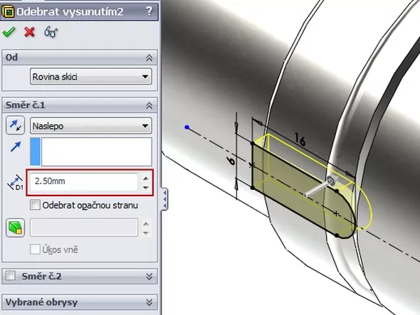 11-SolidWorks-hřídel-crank-předlohová-vstupní-náčrt