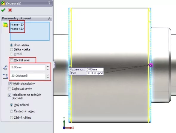 13-SolidWorks-hřídel-crank-předlohová-vstupní-náčrt