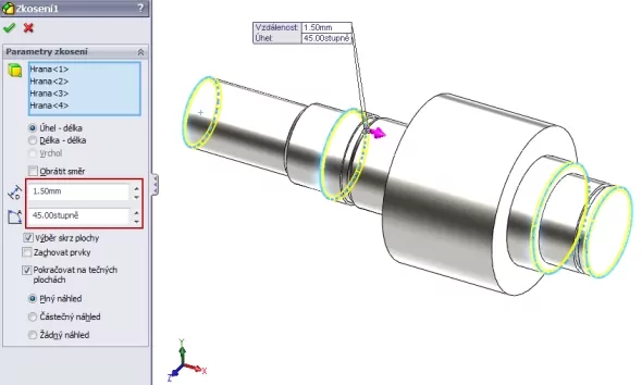 3-SolidWorks-hřídel-crank-předlohová-vstupní-náčrt