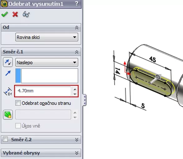8-SolidWorks-hřídel-crank-předlohová-vstupní-náčrt