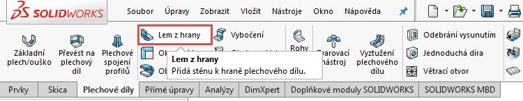 7-Mujsolidworks-SolidWorks-plechove-dil-plech-cviceni-postup-navod-tutorial