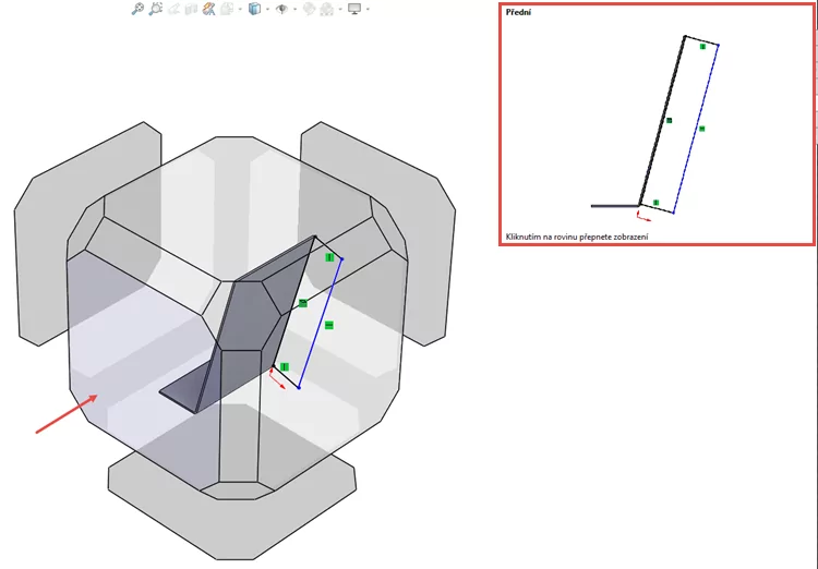 9-Mujsolidworks-SolidWorks-plechove-dil-plech-cviceni-postup-navod-tutorial