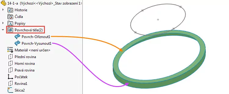 18.0-SolidWorks-prace-s-plochami-14-1-priklad-postup-reseni-modelovani-ploch-zaklady