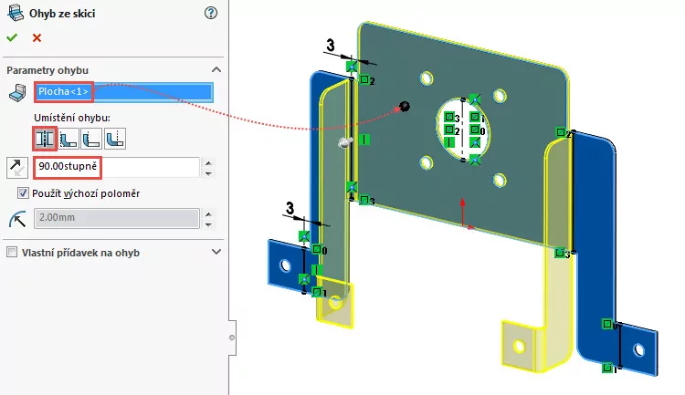 28-SolidWorks-plechove-dily-cviceni-ohyb-ze-skici-priklad-cviceni-12.3-konstrukce-postup-navod-tutorial-krok-za-krokem