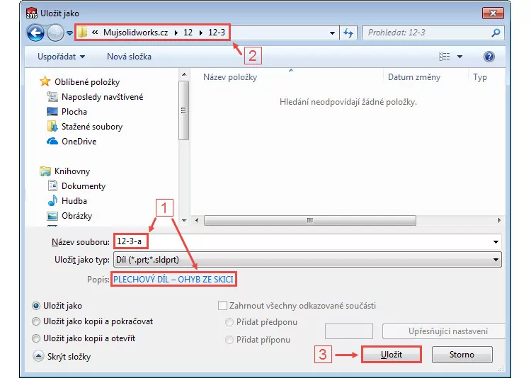 3-SolidWorks-plechove-dily-cviceni-ohyb-ze-skici-priklad-cviceni-12.3-konstrukce-postup-navod-tutorial-krok-za-krokem