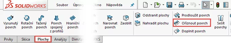 37-SolidWorks-prace-s-plochami-14-1-priklad-postup-reseni-modelovani-ploch-zaklady