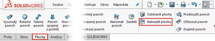 51-SolidWorks-prace-s-plochami-14-1-priklad-postup-reseni-modelovani-ploch-zaklady