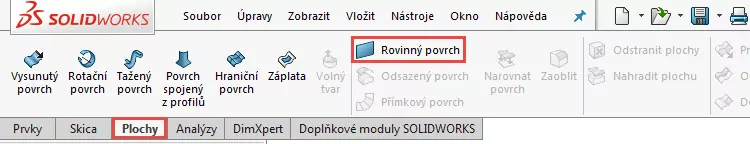 7-SolidWorks-prace-s-plochami-14-1-priklad-postup-reseni-modelovani-ploch-zaklady