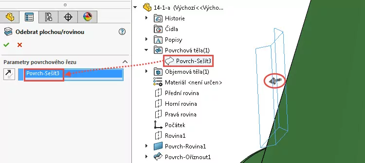 80-SolidWorks-prace-s-plochami-14-1-priklad-postup-reseni-modelovani-ploch-zaklady